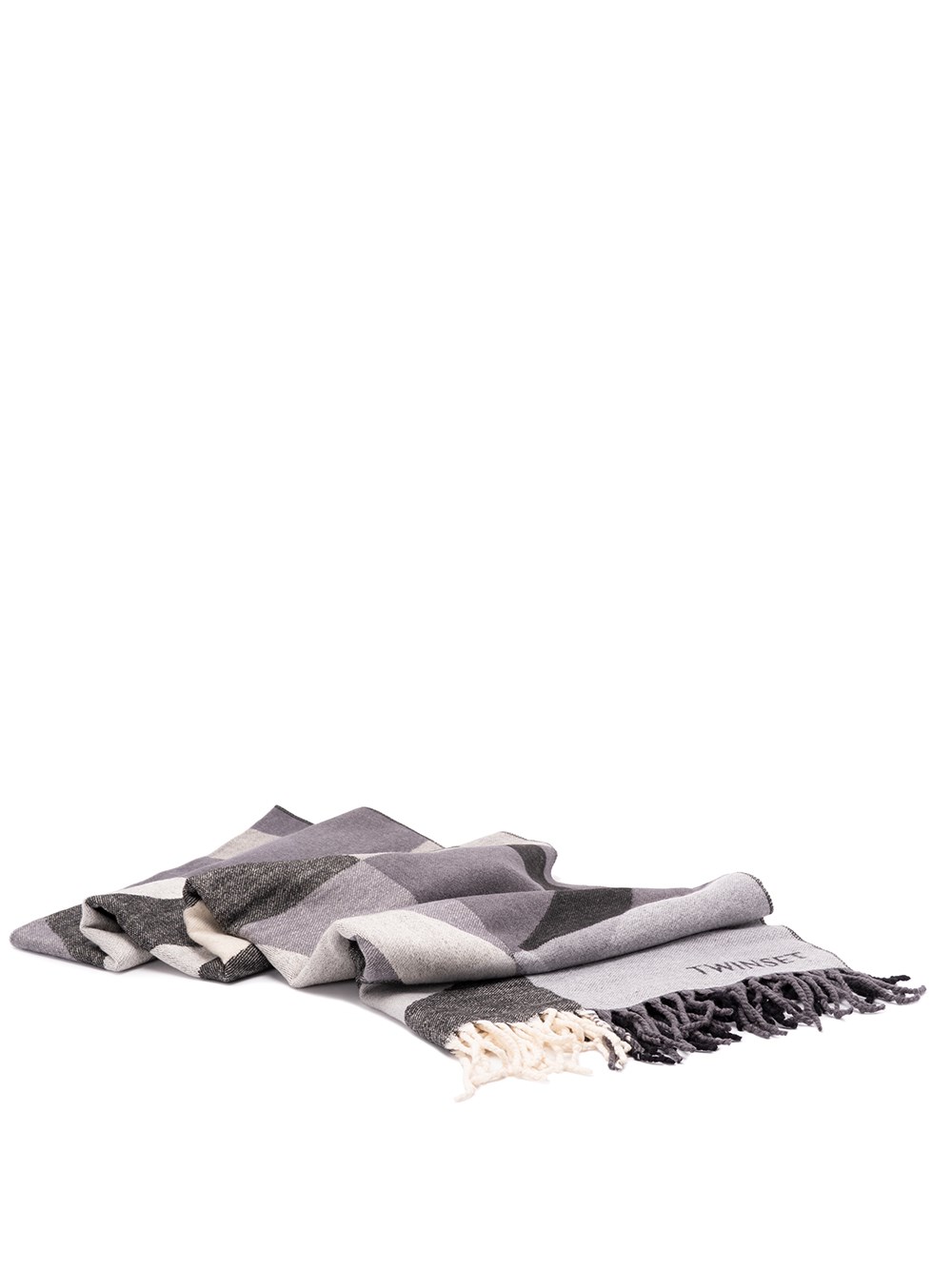 Twinset Scarf In Gray