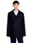 Gucci Wool And Leather Peacoat
