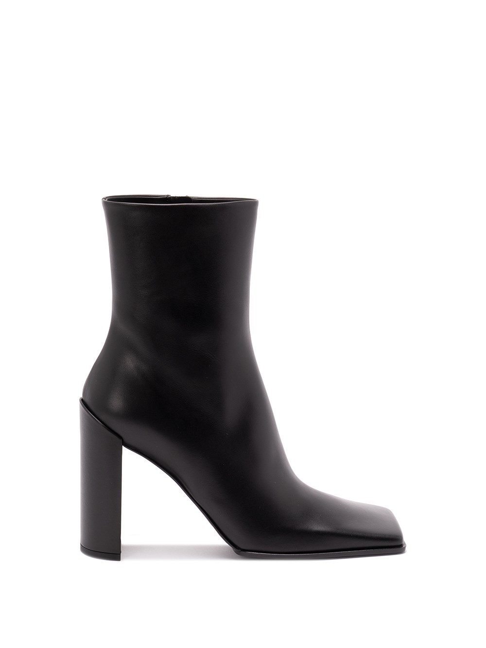 Alaïa Square Calfskin Leather Ankle Boots In Multi