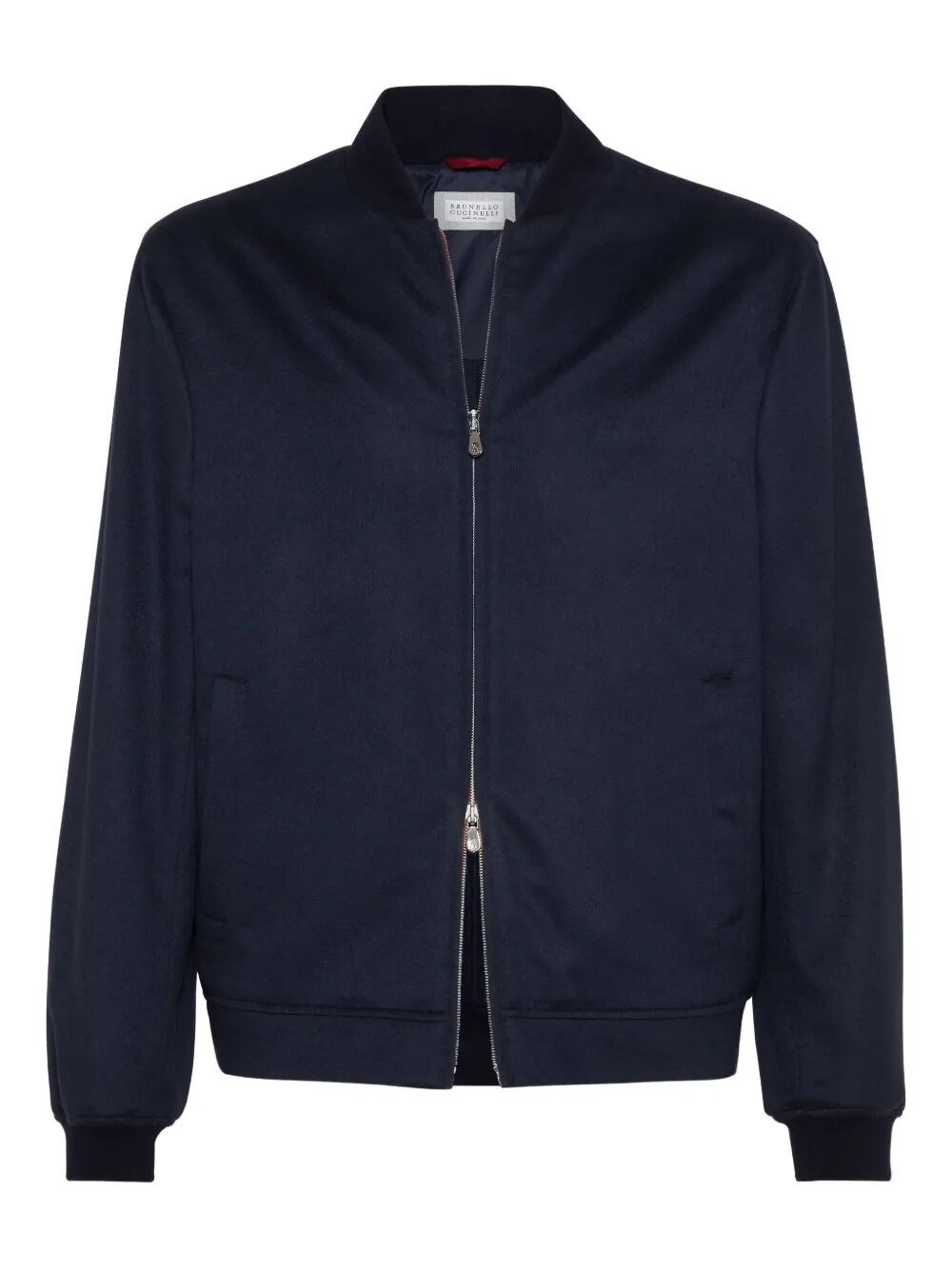 Brunello Cucinelli Wool And Cashmere Blend Cardigan In Blue