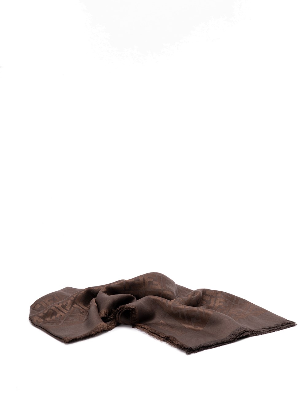 Fendi `ff` Shawl In Brown