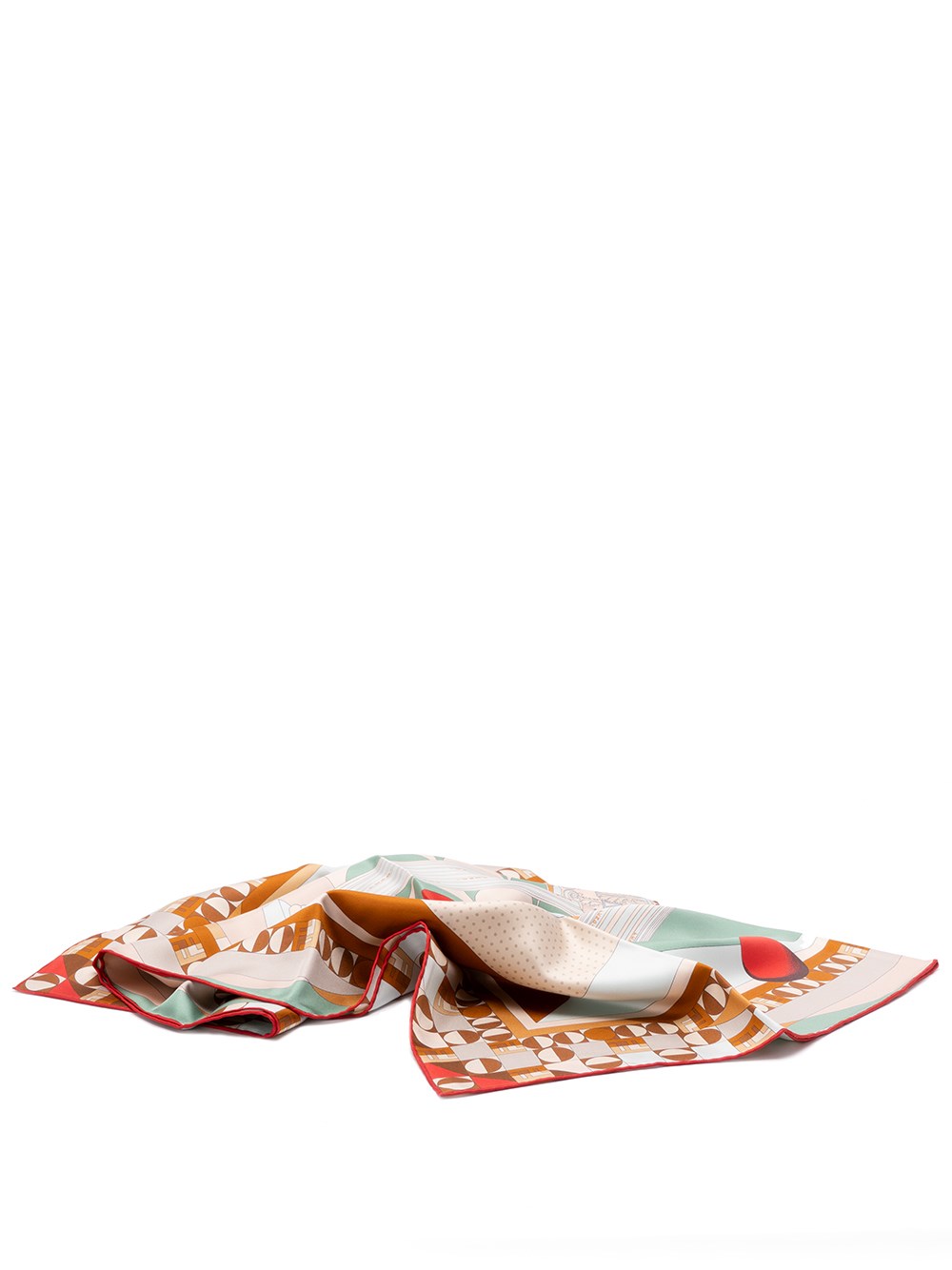 Fendi Foulard Silk Scarf In Multi