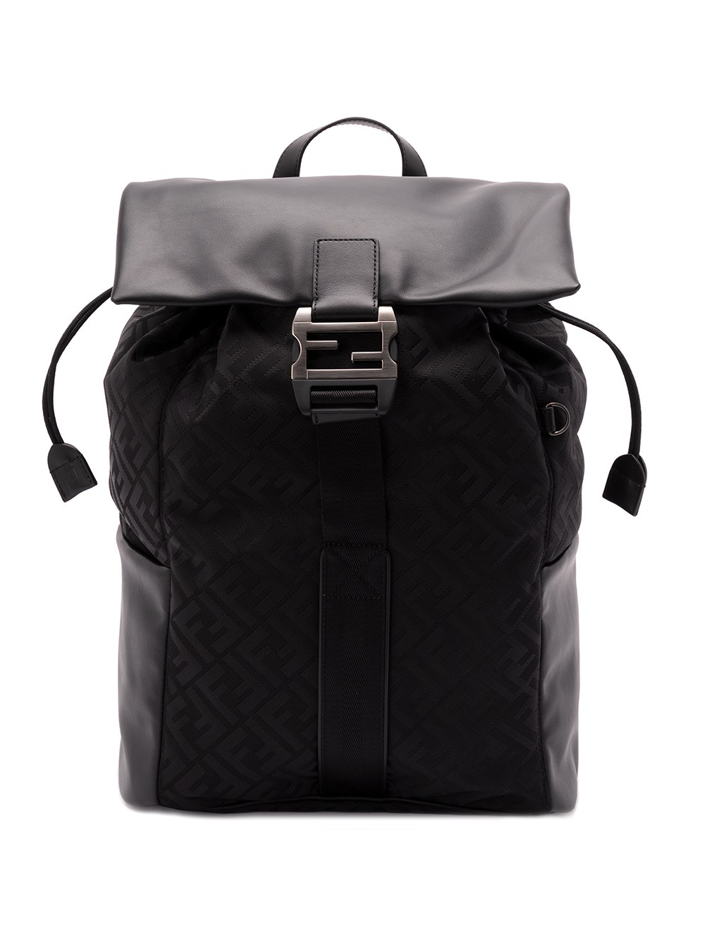 Fendi `ff Baguette` Backpack In Black