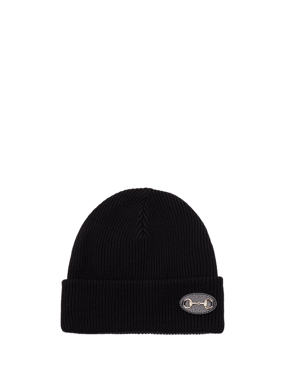 Gucci Stylish Hat With Folded Brim And Metal Hardware In Black