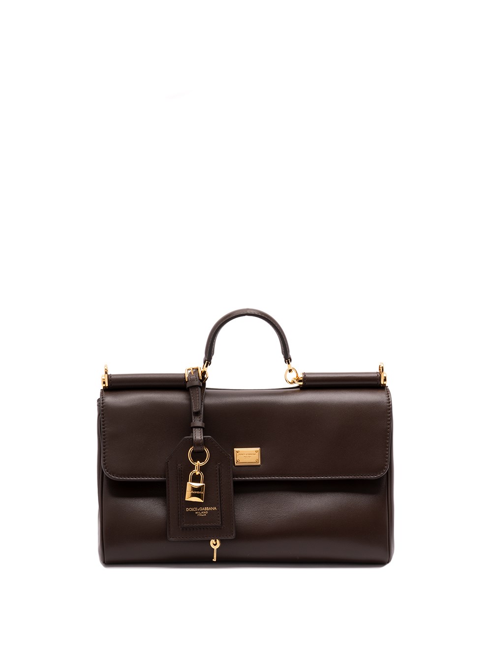 Dolce & Gabbana My Sicily Medium Tote Bag With Handle In Brown