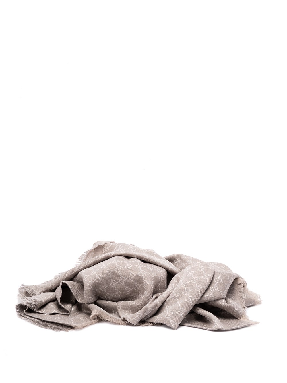 Gucci `new Shiny` Scarf In Gray