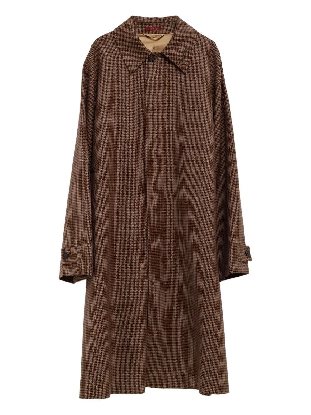 Gucci Wool Coat In Sand