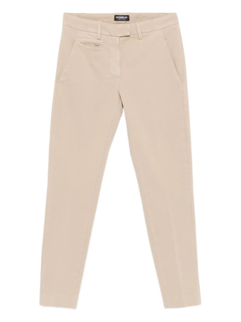 Dondup Cotton Trousers In Sand