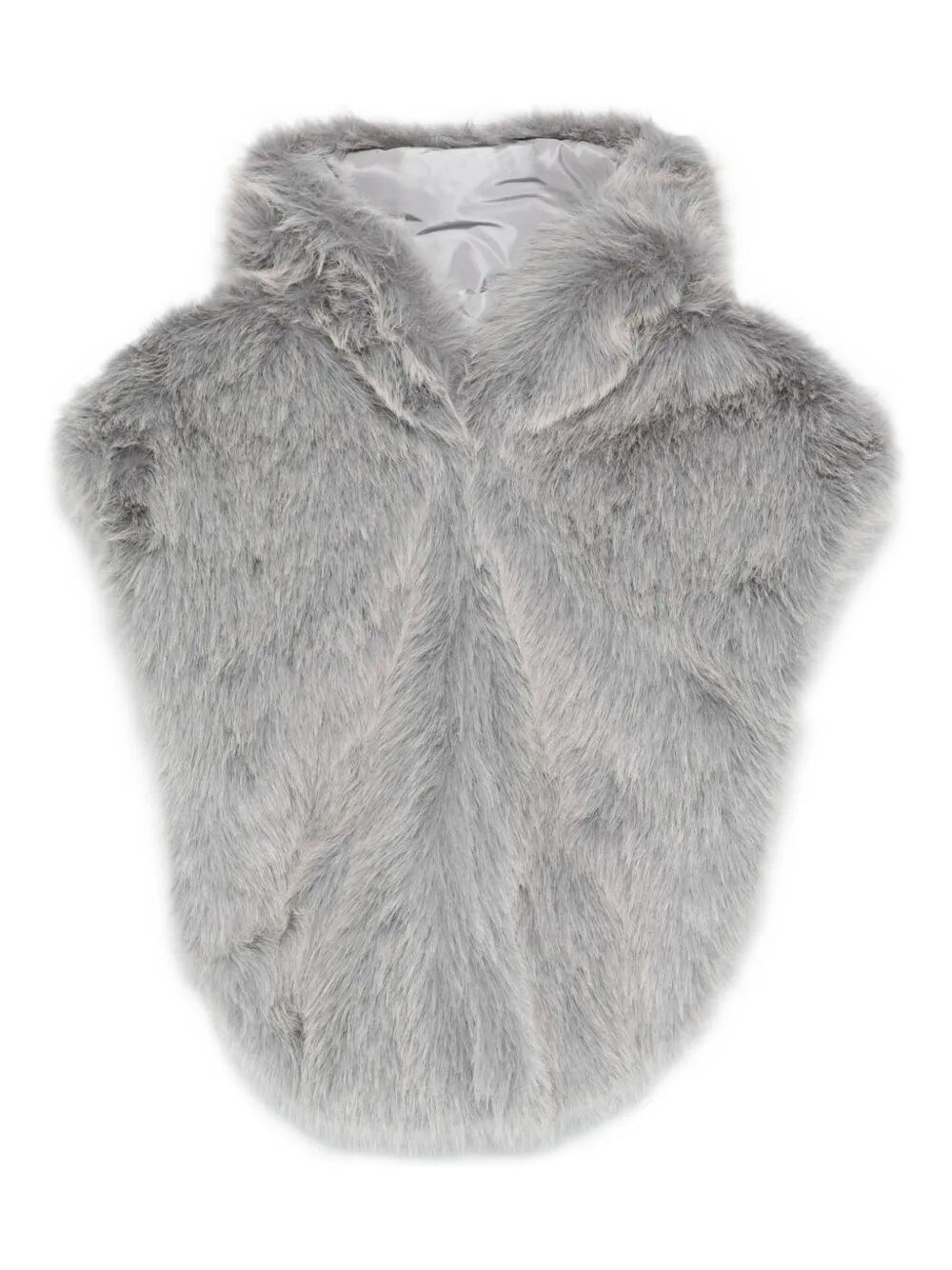 Patrizia Pepe Collar Jacket In Gray
