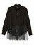 Fendi Wool Shirt With Stripes And Lace