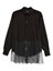 Fendi Wool Shirt With Stripes And Lace