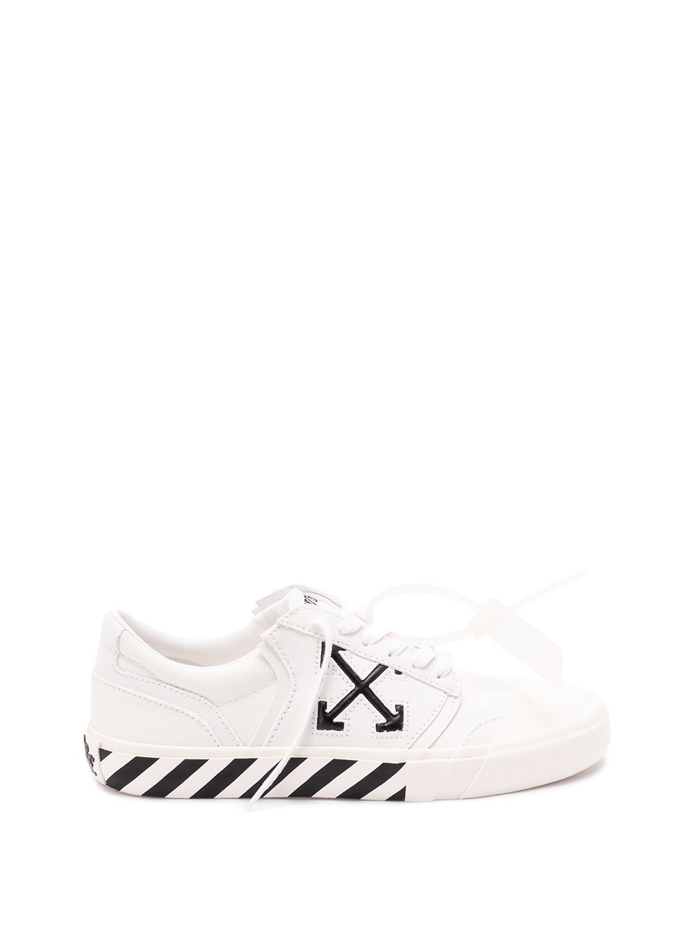 Off-white Vulc Undercut Canvas Low-top Sneakers In White