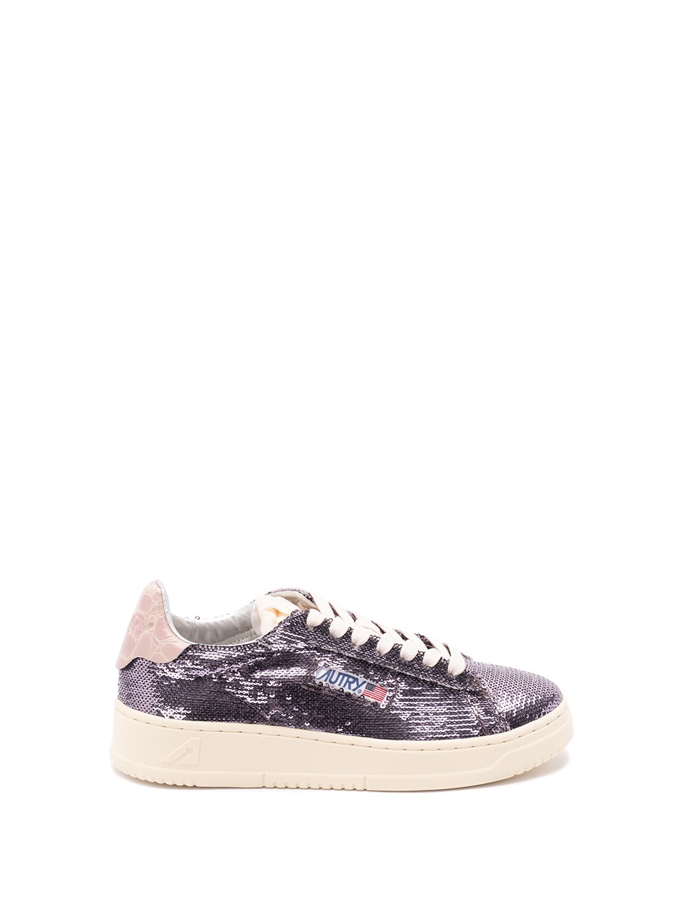 Autry Dallas Low Sparkling Sneakers In Purple