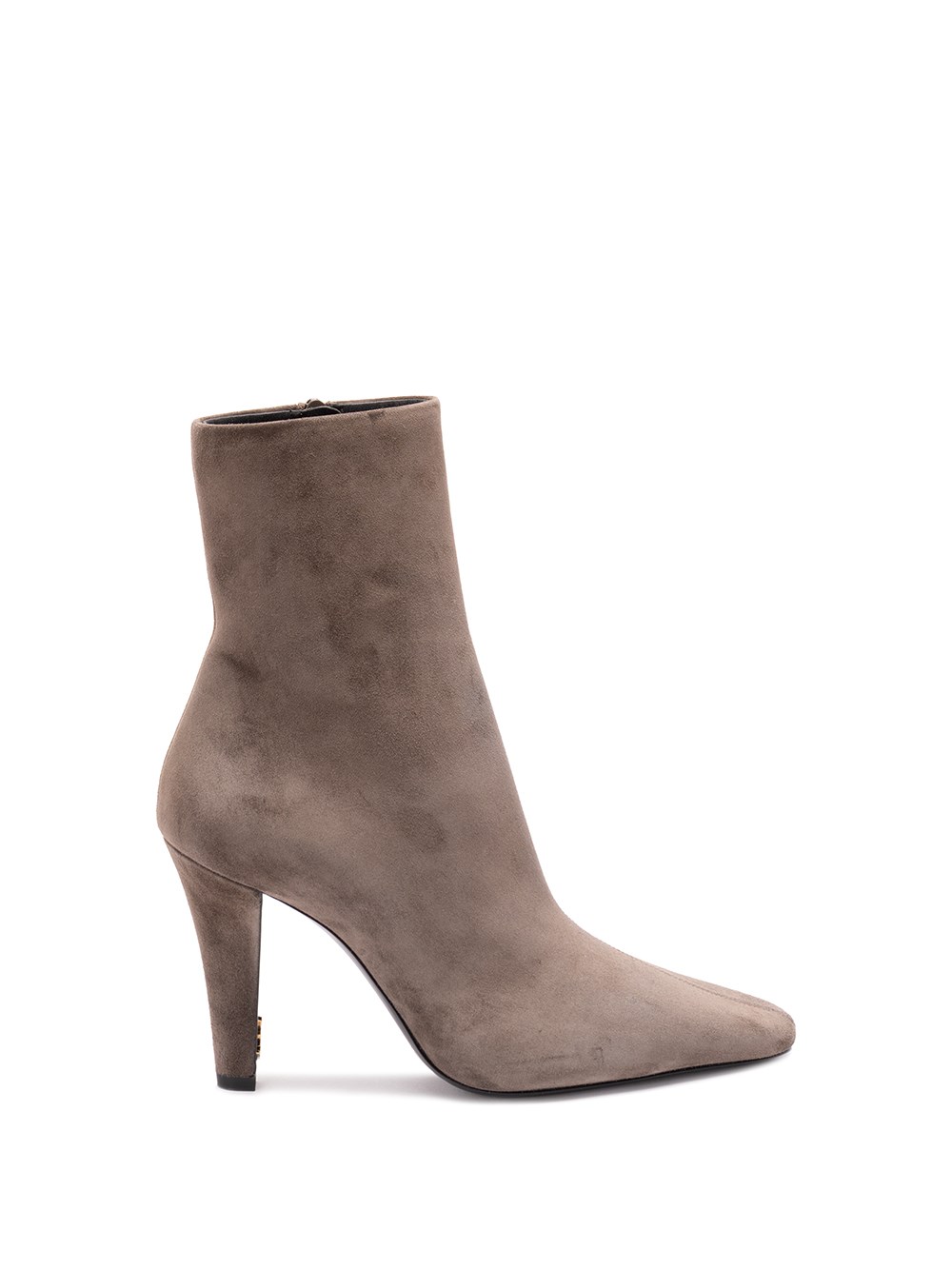 Saint Laurent `jill` Ankle Boots In Gray