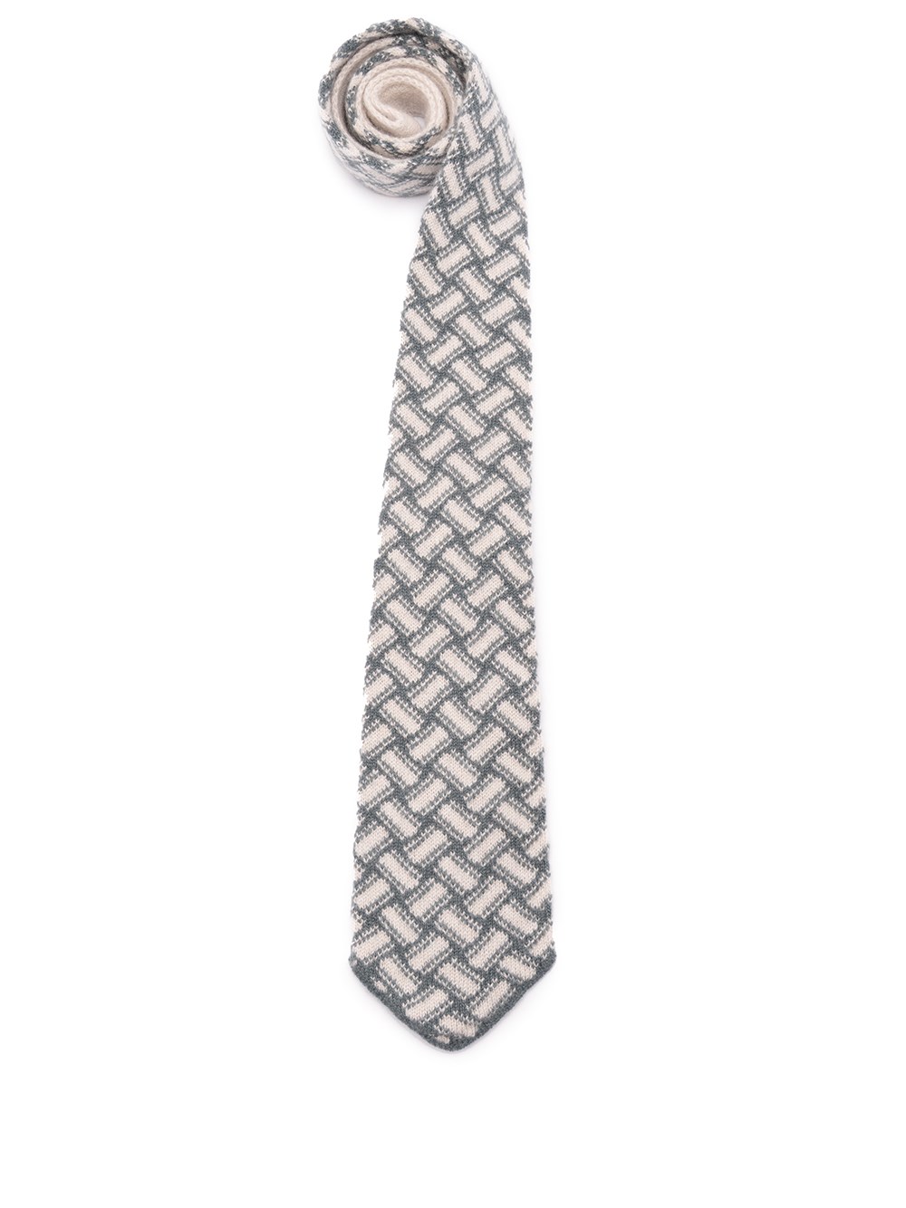 Drumohr Tie In White