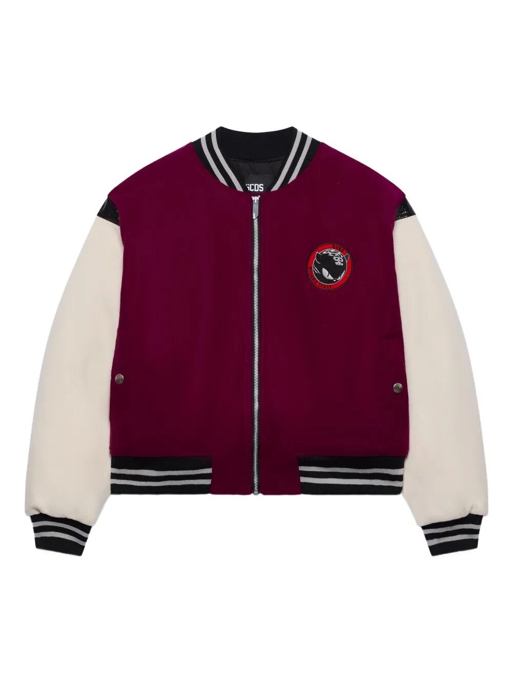 Gcds Patch-motif Bomber Jacket In Red