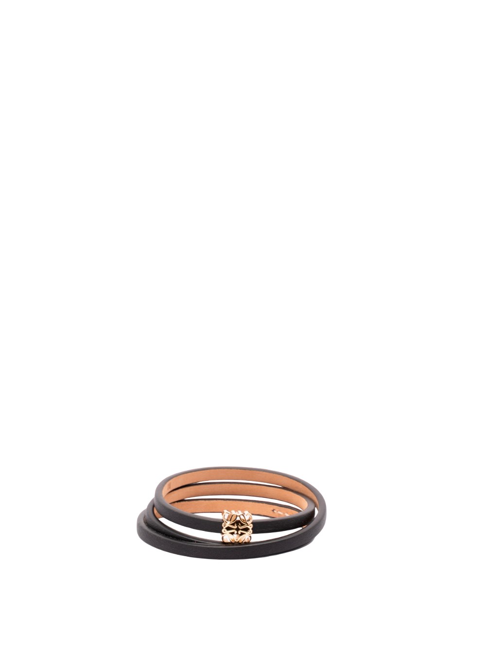 Loewe `anagram Bombe` Twist Bracelet In Black