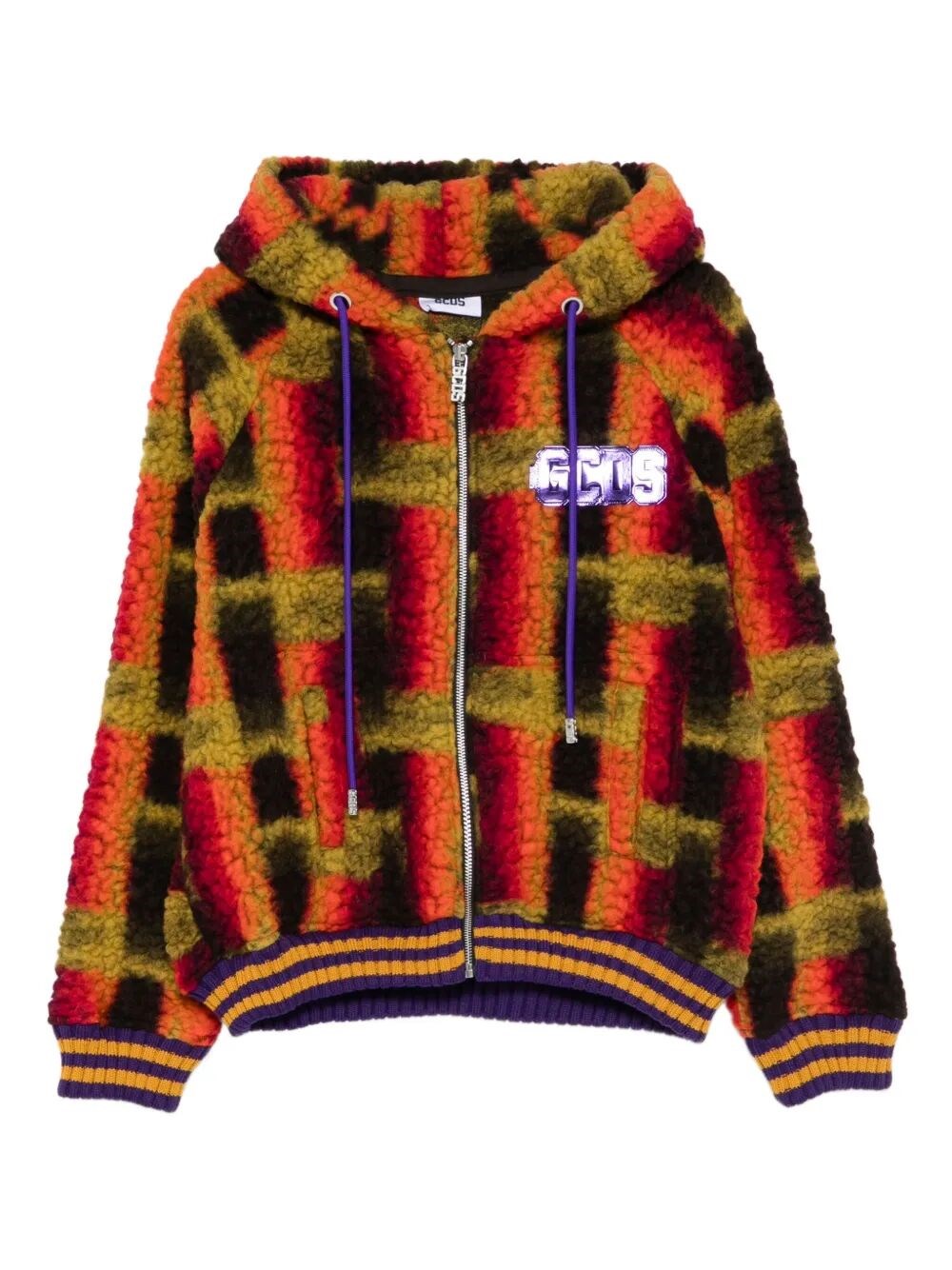 Gcds Hooded Jacket In Multi