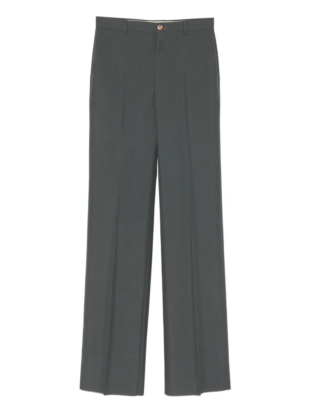 Gucci Women Technical Panama Pants In Gray