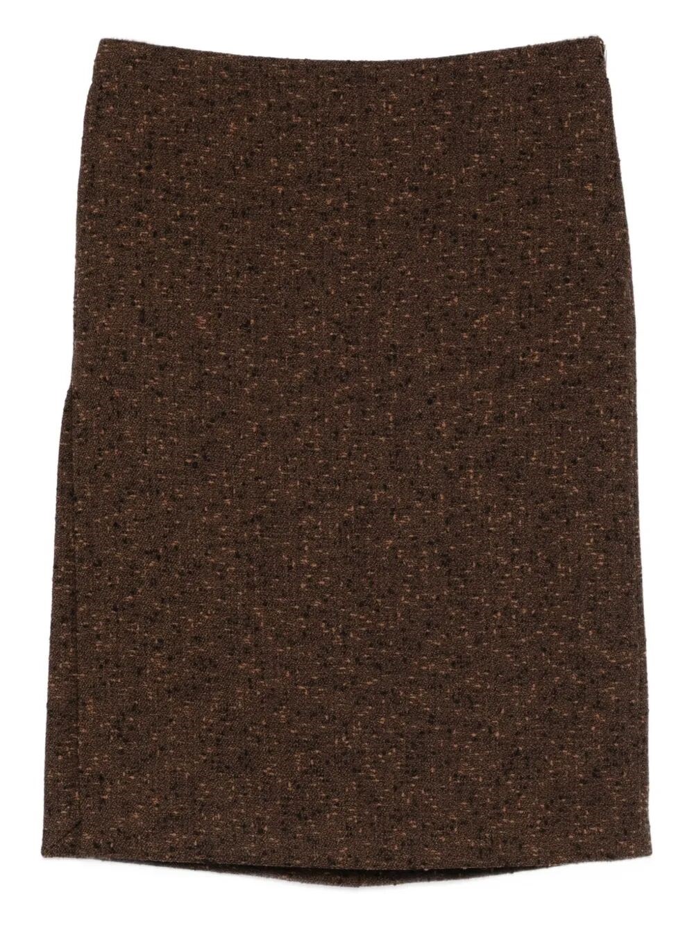 Gucci Wool Skirt In Brown