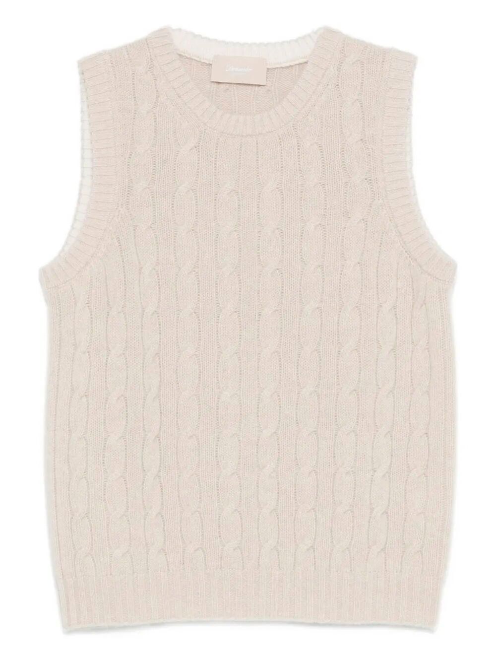 Drumohr Cable-knit Top In Neutral