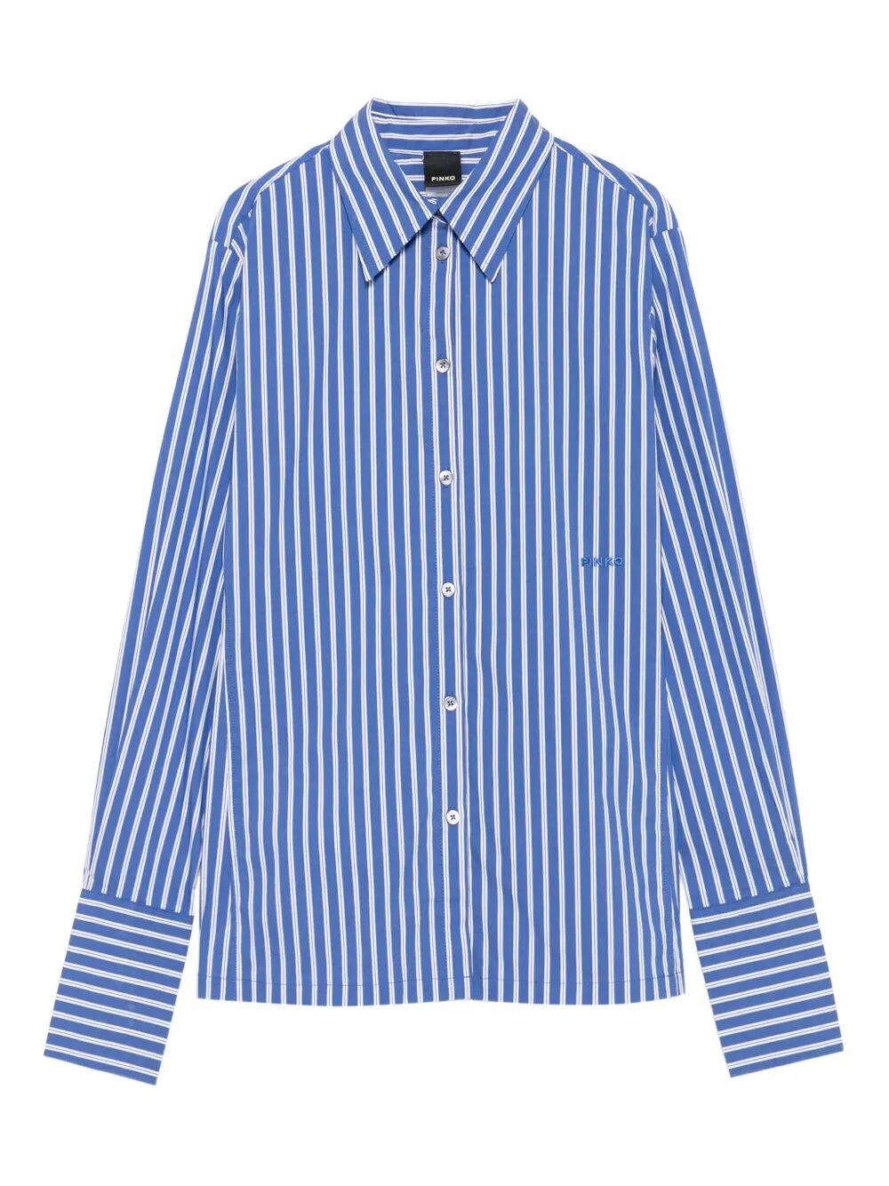Pinko Cathleen Striped Shirt In Multi