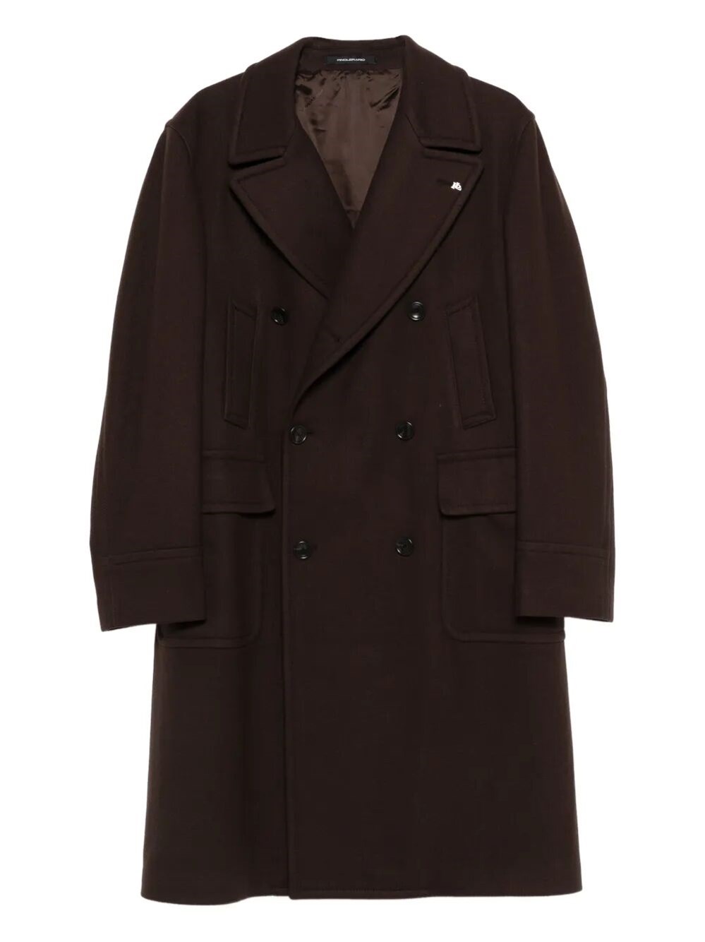 Tagliatore Sherry Double-breasted Coat In Brown
