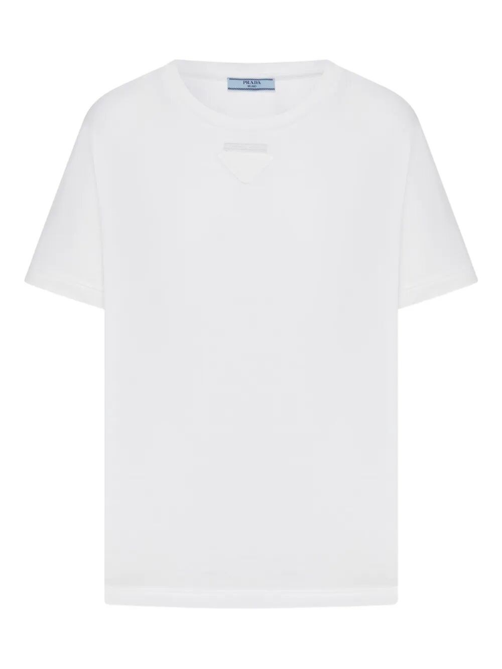 Prada Cotton Jersey T-shirt In White