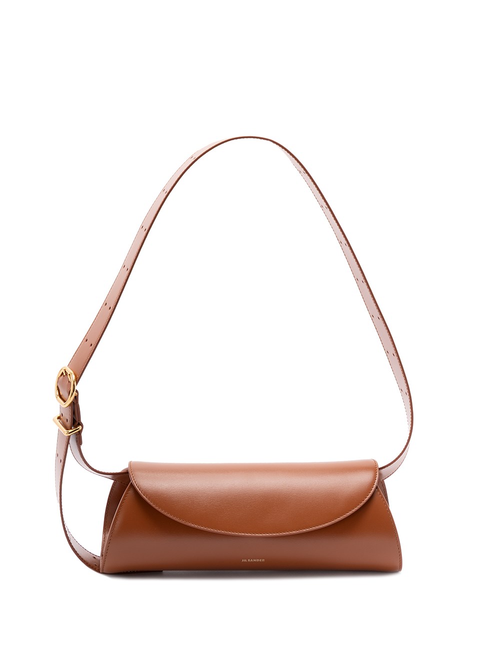 Jil Sander Small `cannolo` Bag In Brown