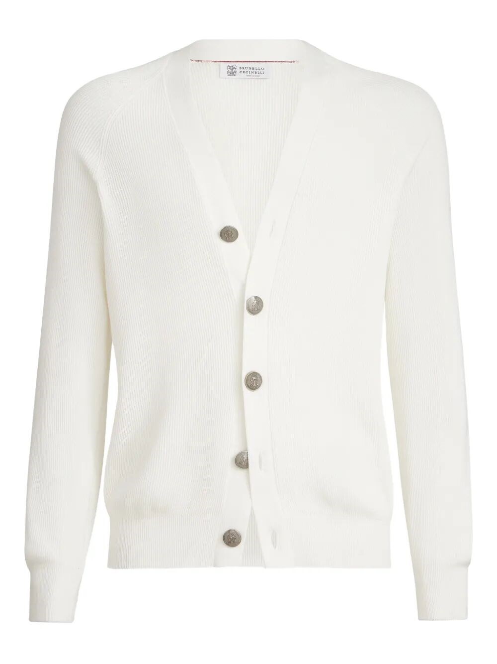 Brunello Cucinelli English Rib Knit Cardigan