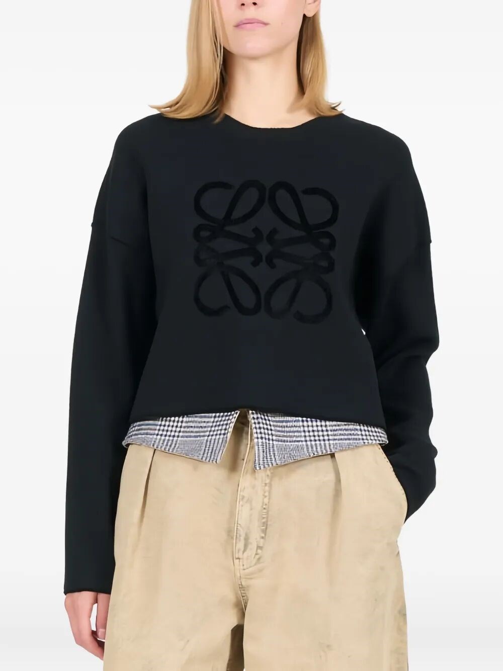 Loewe `anagram` Sweater In Black