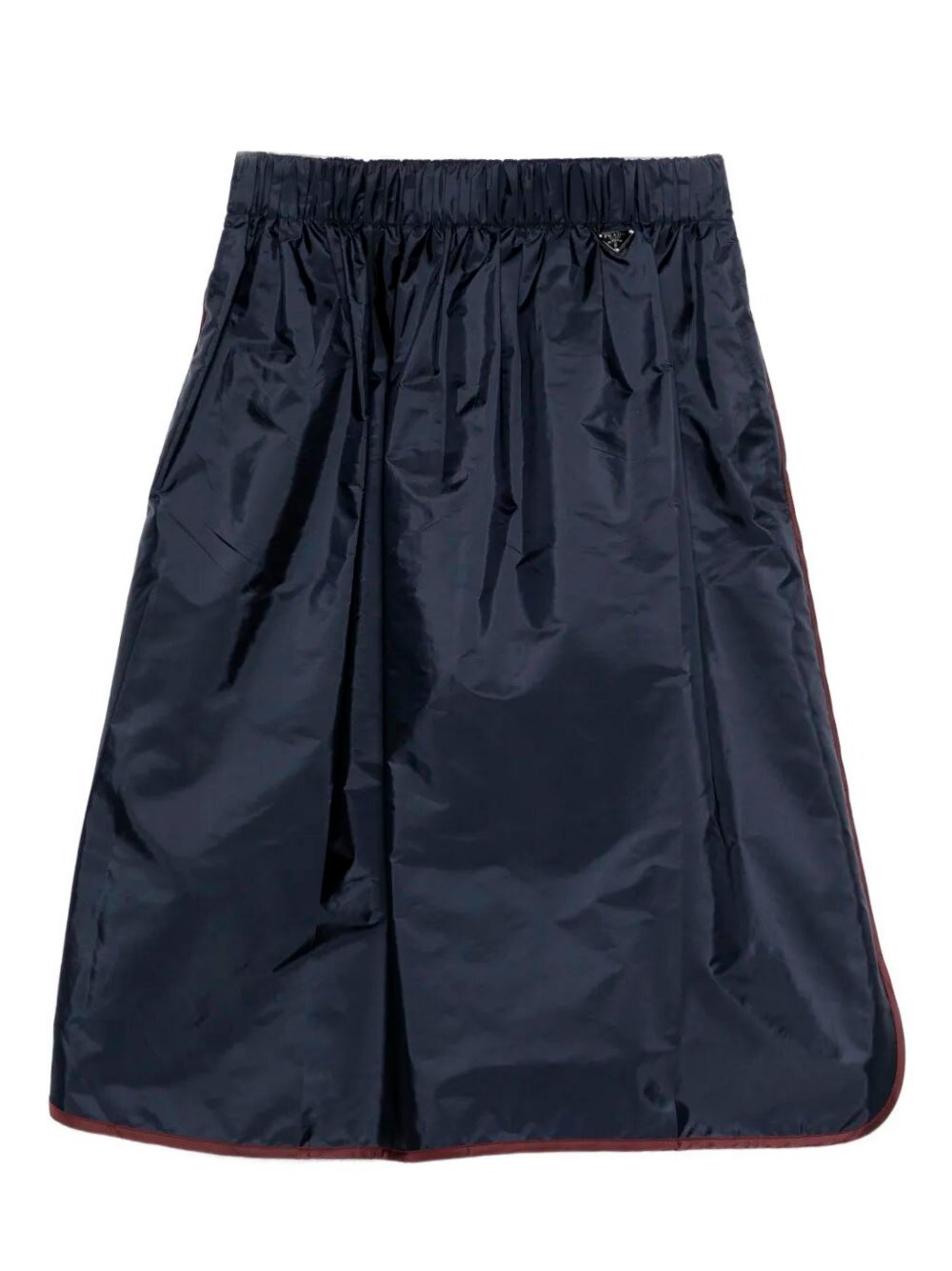 Prada Re-nylon Skirt In Blue