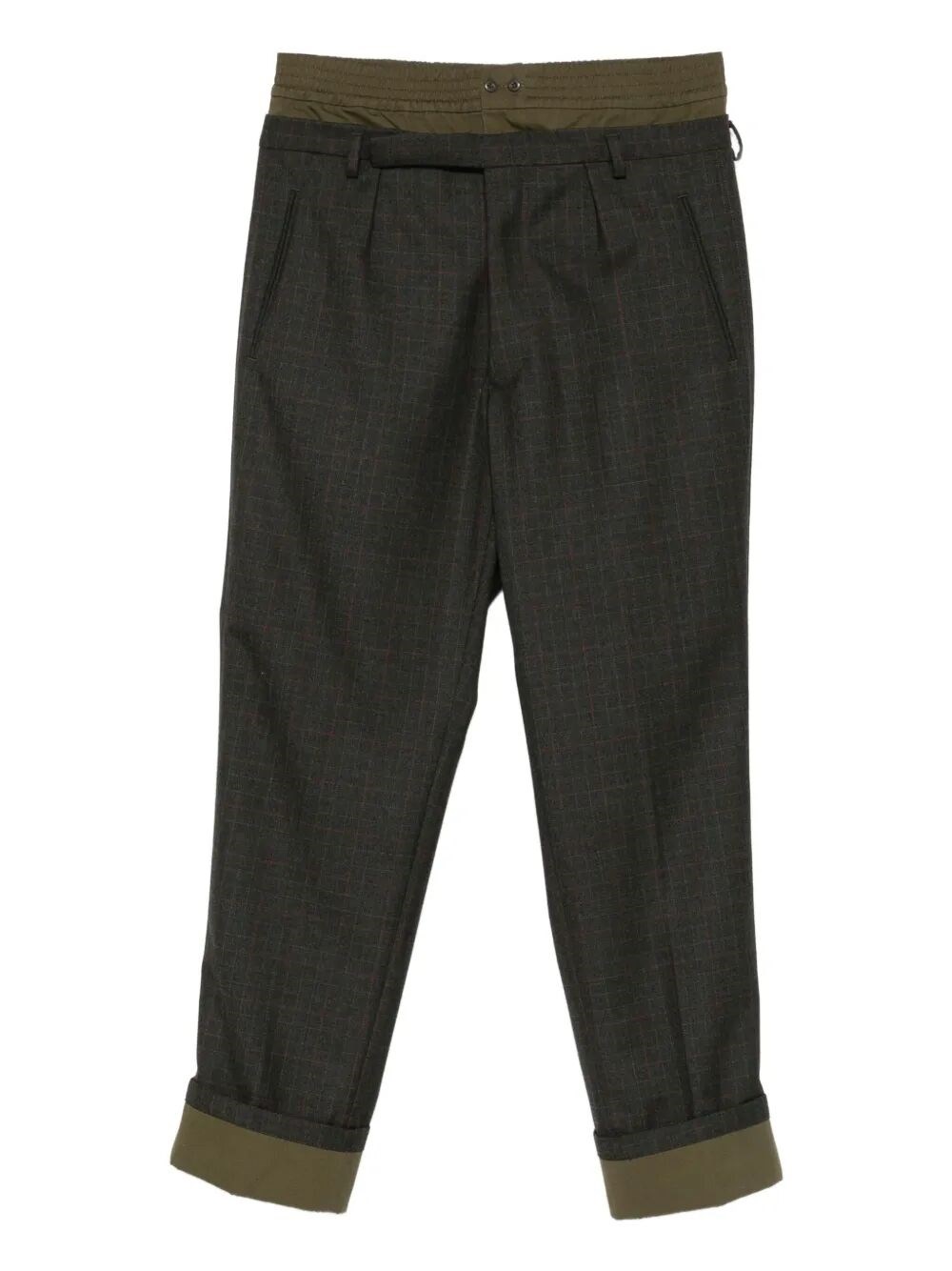 Prada Belt Loop Casual Pants In Gray