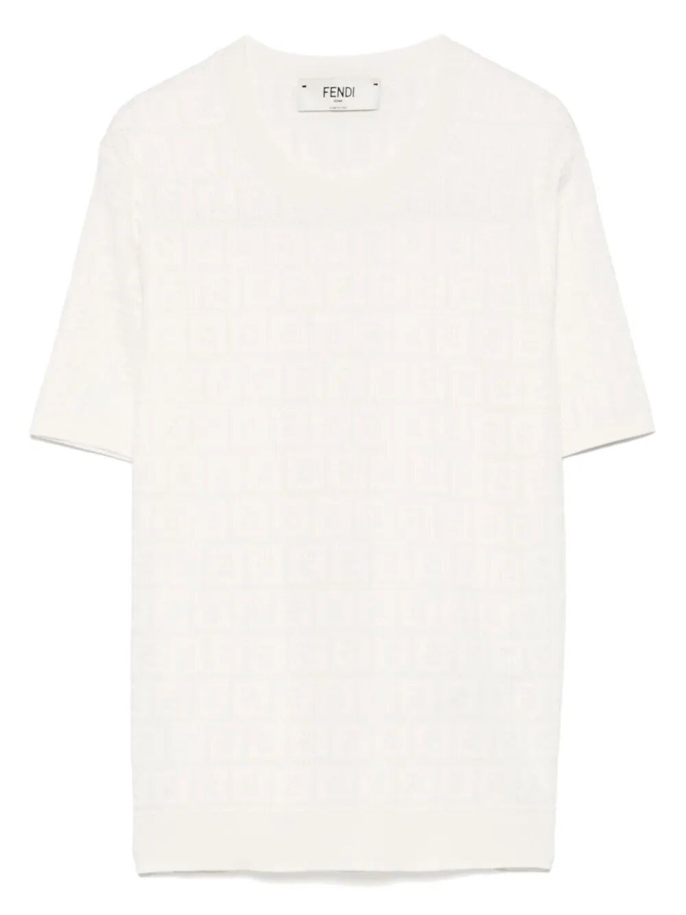 Fendi `ff` Sweater In White