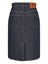 Fendi `FF Padded` Denim Skirt