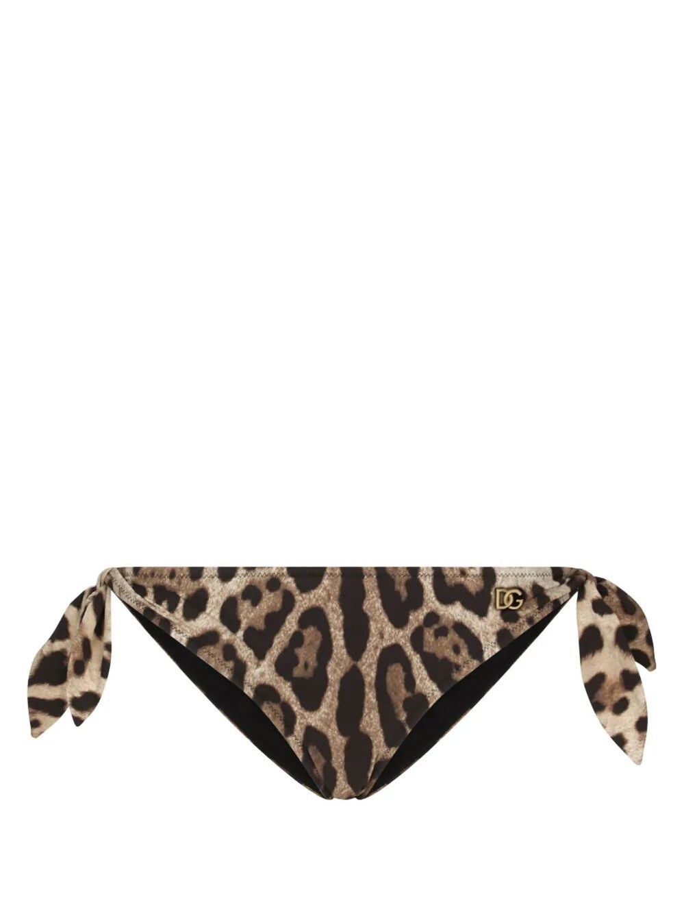 Dolce & Gabbana Leopard-Print Bikini Bottoms