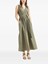 Brunello Cucinelli Belted Dress With Monili Shoulder