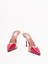 Alaia `Le Coeur` Mules In Patent Calfskin