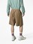 Gucci `GG Supreme` Linen Shorts
