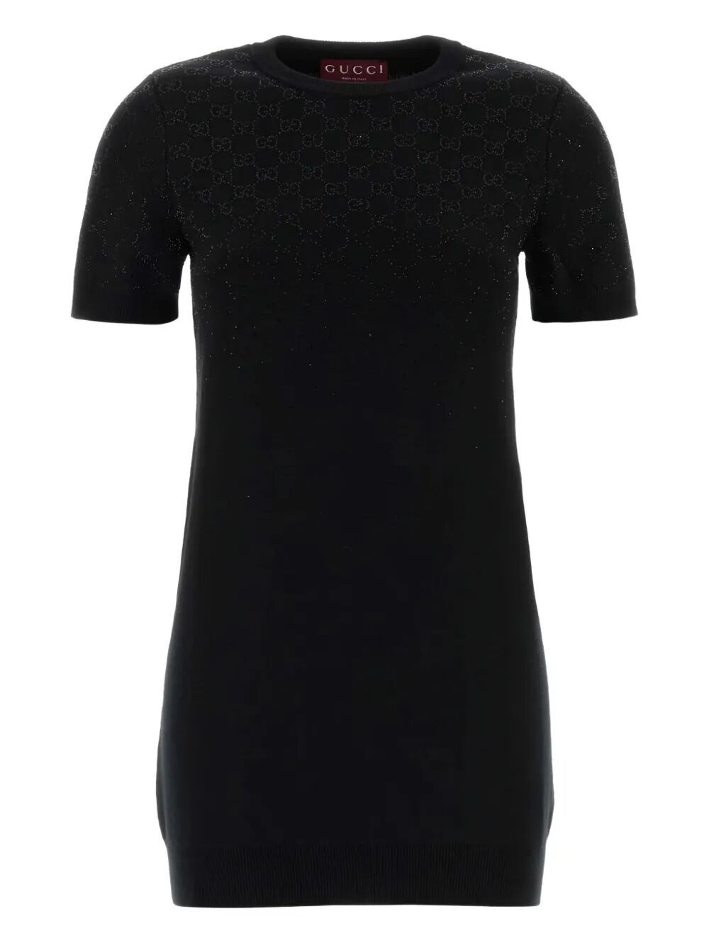 Gucci Short Sleeve Crew-Neck Dress