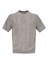 Brunello Cucinelli Textured Rib Knit T-Shirt With Henley Collar