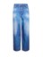 Golden Goose `Journey` Boyfriend Denim Pants With Print