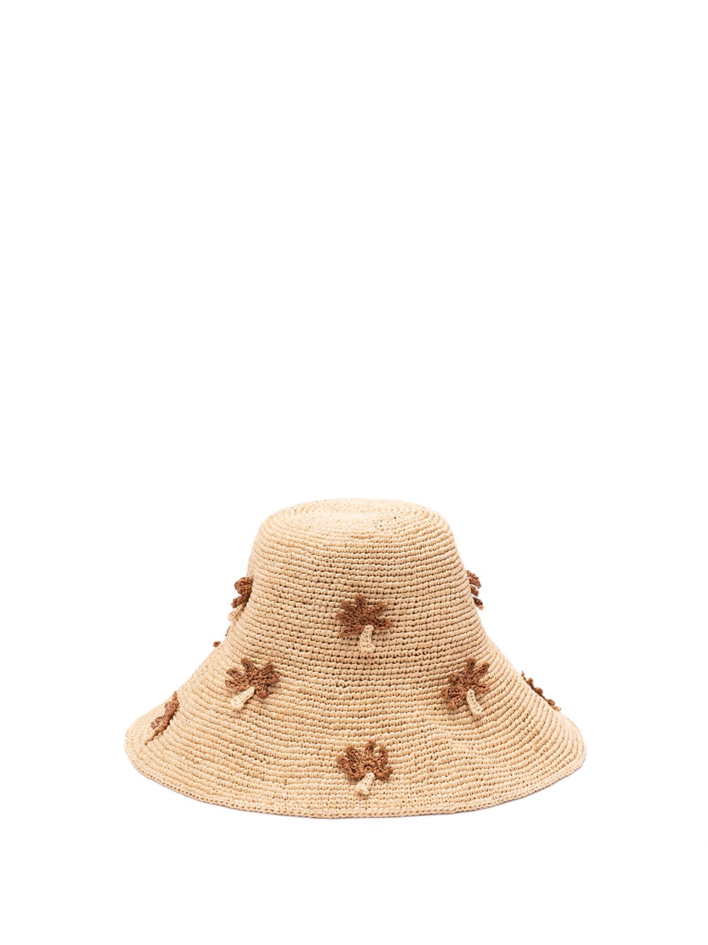 Alanui `shadow Of The Palm` Raffia Hat In Brown