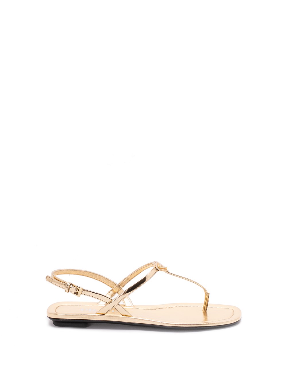 Prada Leather Flat Sandals