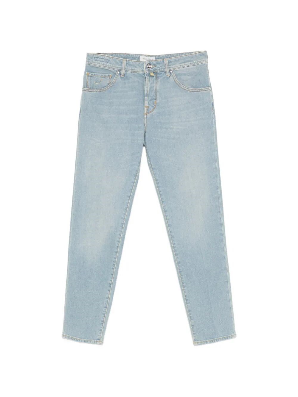 Jacob Cohen `Scott` Cropped Slim Fit Pants