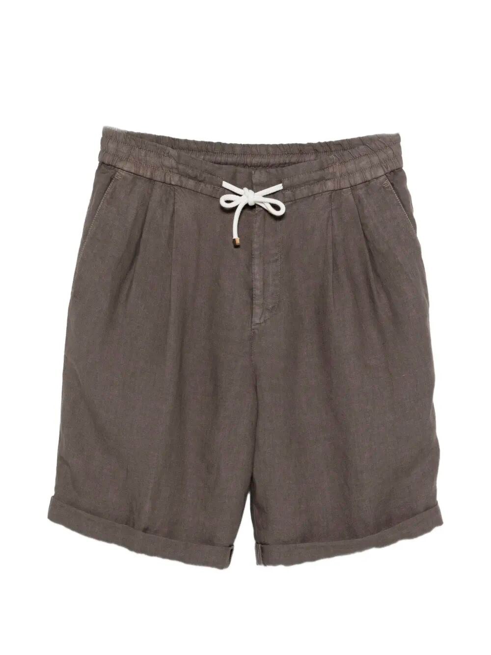 Brunello Cucinelli Linen Bermuda