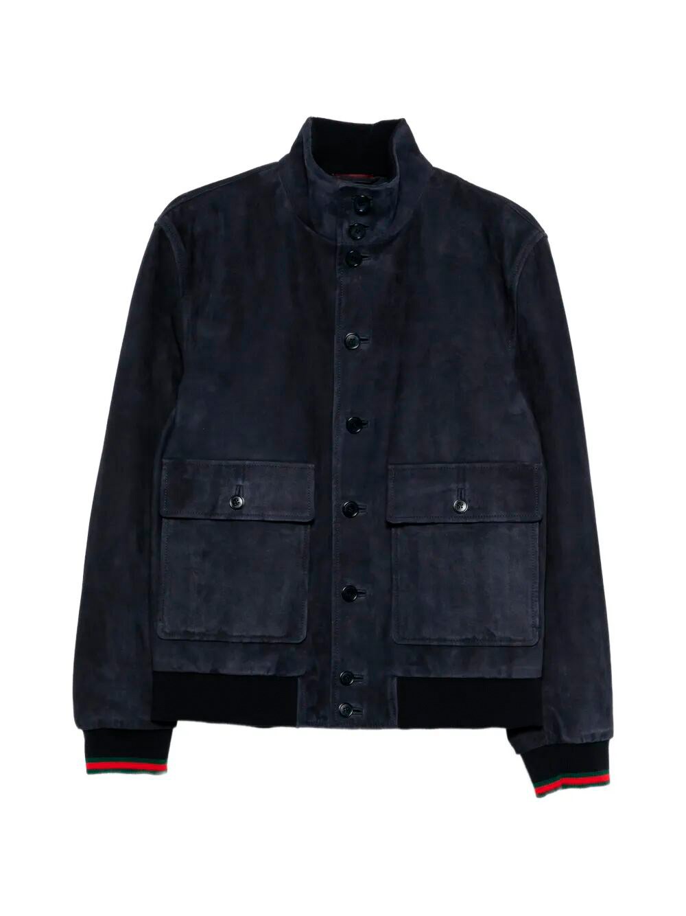 Gucci Leather Bomber Jacket