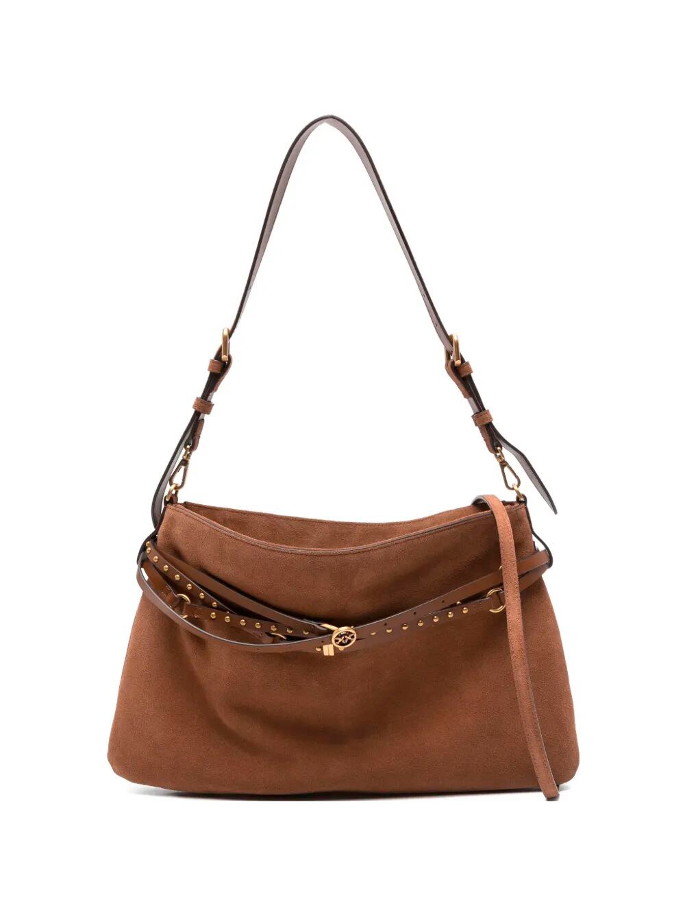 Pinko Suede Big Belt Bag