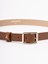 Patrizia Pepe Hammered Leather Belt