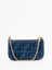 Fendi `FF` Denim Mini Flat Pouch